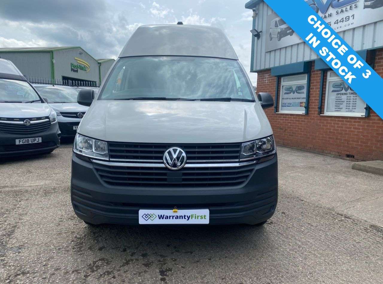 A 2021 VOLKSWAGEN TRANSPORTER 2.0 TDI T32 LWB HIGH ROOF (110 bhp) WITH AIR CON IN ASCOT GREY 74K MILES A 2021 VOLKSWAGEN TRANSPORTER 2.0 TDI T32 LWB HIGH ROOF (110 bhp) WITH AIR CON IN ASCOT GREY 74K MILES