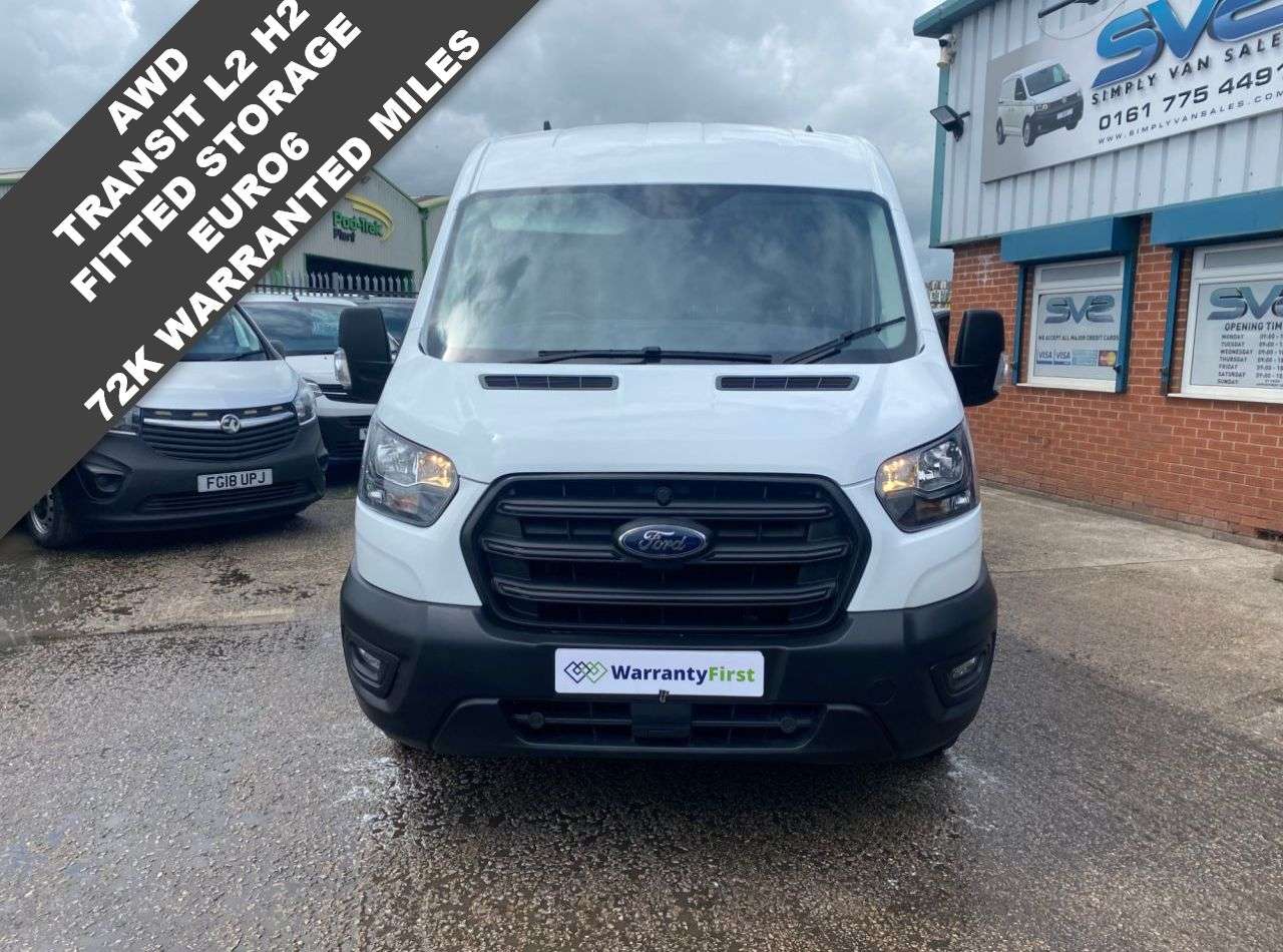 A 2022 FORD TRANSIT MWB MED ROOF FULLY FITTED WORKSHOP VAN 4X4 AWD L2 H2 EURO 6 (130 BHP) A 2022 FORD TRANSIT MWB MED ROOF FULLY FITTED WORKSHOP VAN 4X4 AWD L2 H2 EURO 6 (130 BHP)