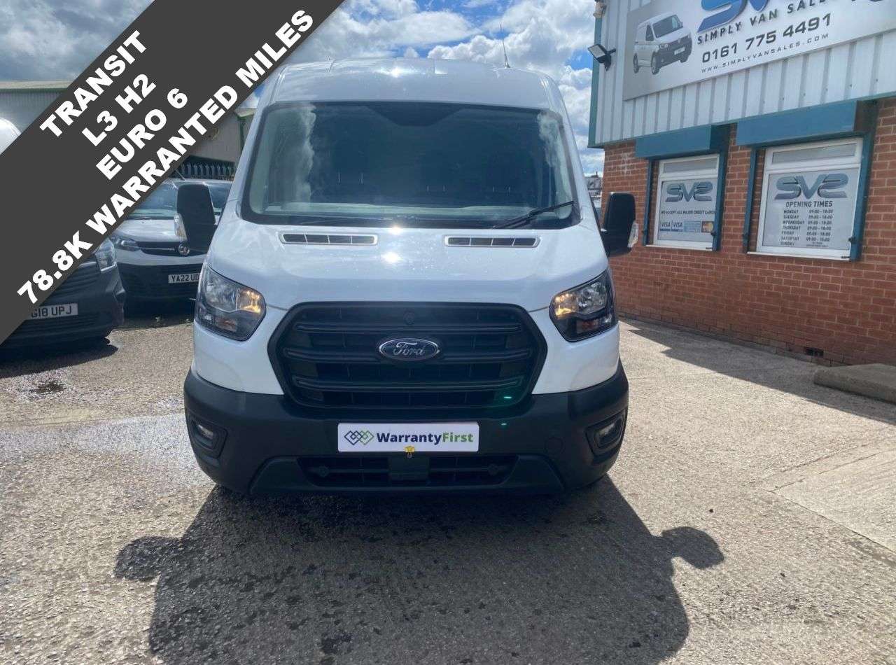 A 2023 FORD TRANSIT 350 LWB L3 H2 Euro 6 (130 bhp) WITH 78K MILES GOOD CLEAN CONDITION A 2023 FORD TRANSIT 350 LWB L3 H2 Euro 6 (130 bhp) WITH 78K MILES GOOD CLEAN CONDITION