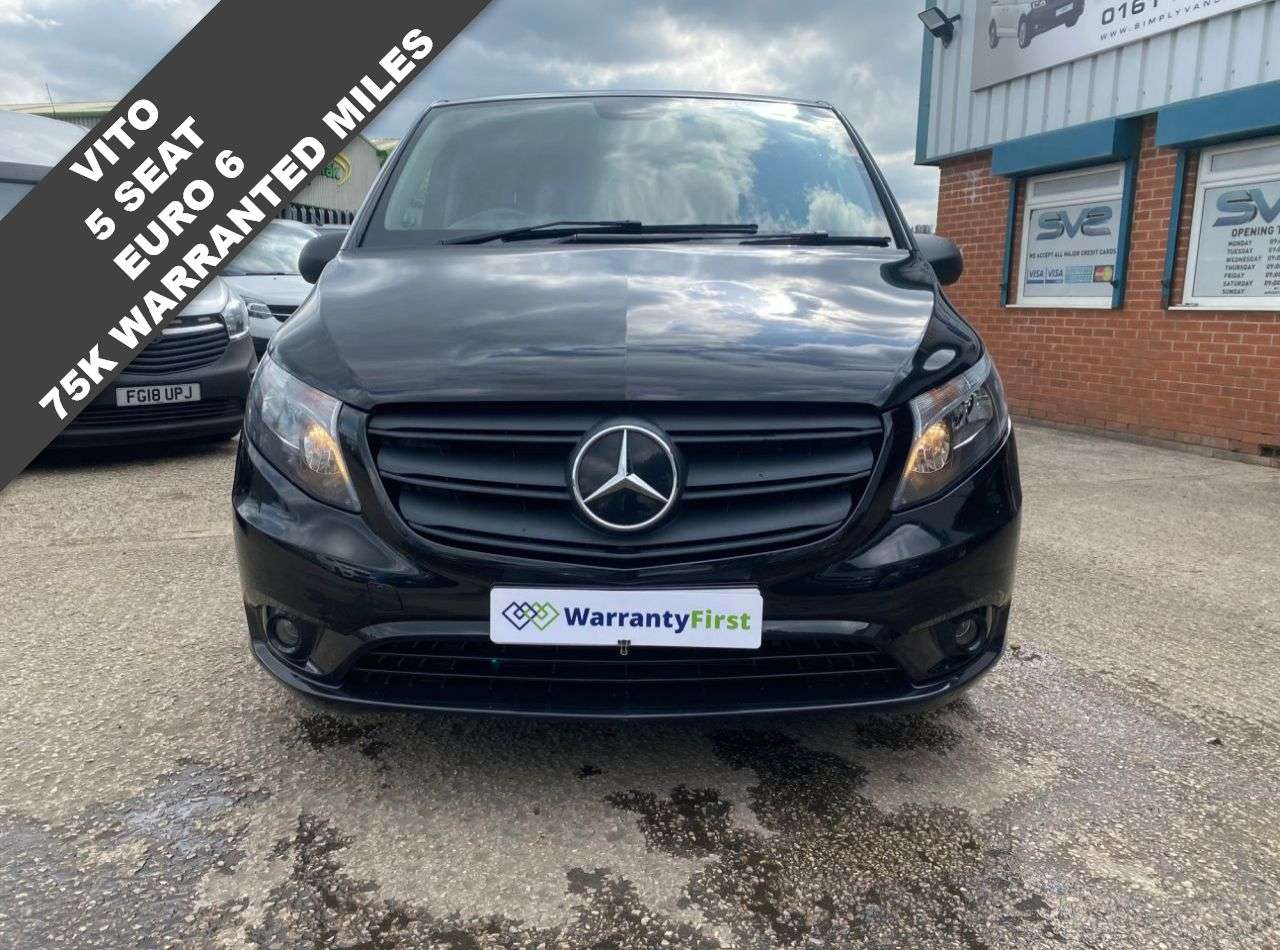 A 2021 MERCEDES-BENZ VITO CREW CAB 5 SEATER VAN 114 2.0 CDI AUTO G-Tronic RWD L2 EURO 6 (LWB) (136bhp A 2021 MERCEDES-BENZ VITO CREW CAB 5 SEATER VAN 114 2.0 CDI AUTO G-Tronic RWD L2 EURO 6 (LWB) (136bhp