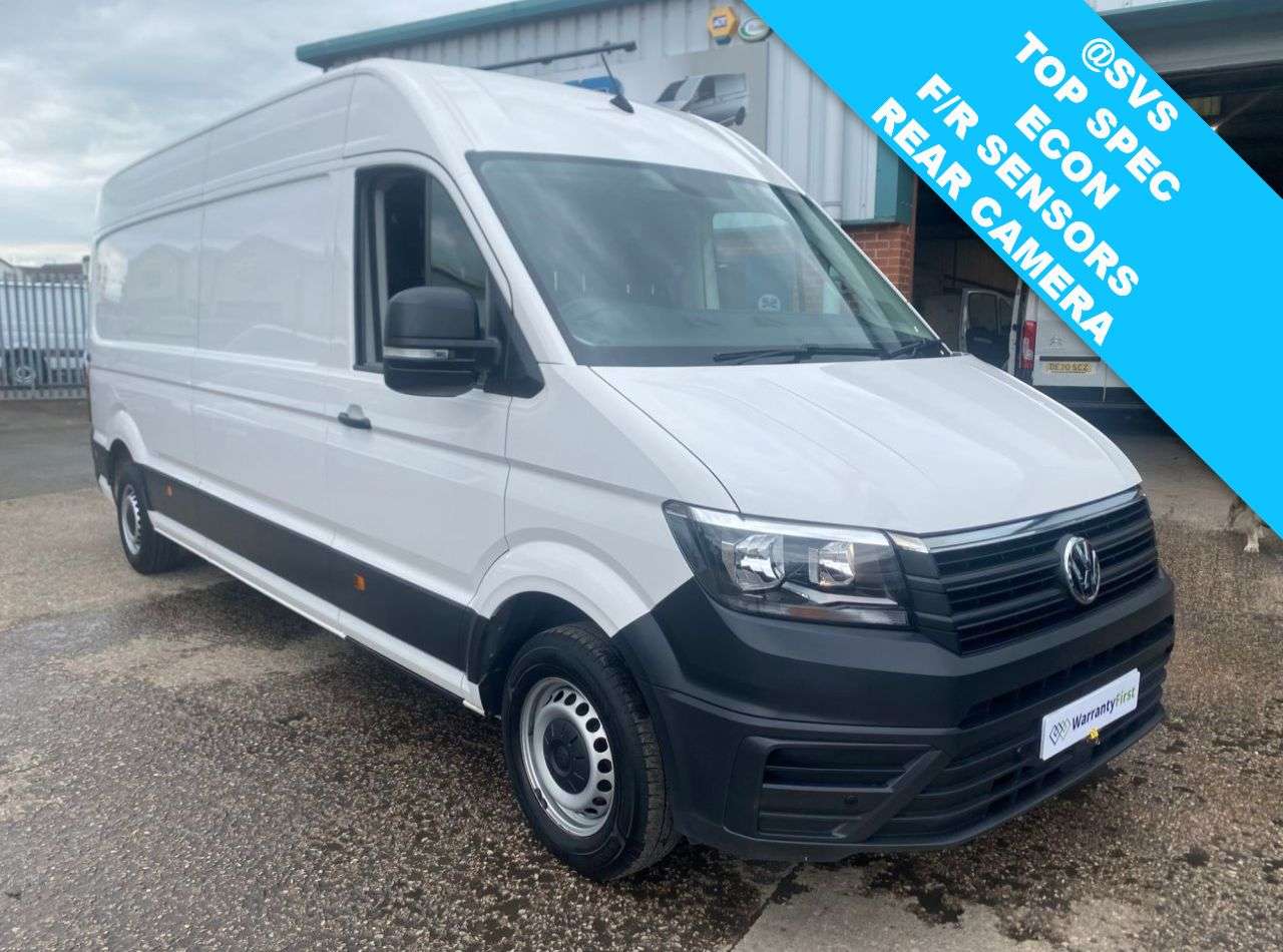 A 2022 VOLKSWAGEN CRAFTER 2.0 TDI CR35 TRENDLINE LWB HIGH ROOF EURO 6 (140bhp) TOP SPEC A 2022 VOLKSWAGEN CRAFTER 2.0 TDI CR35 TRENDLINE LWB HIGH ROOF EURO 6 (140bhp) TOP SPEC
