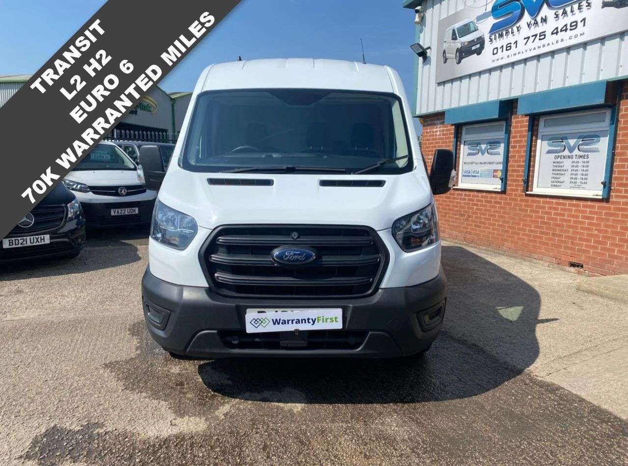 A 2021 FORD TRANSIT 350 MWB MED/ROOF L2 H2 EURO 6 BIGGER 170 bhp 0NE OWNER FROM NEW A 2021 FORD TRANSIT 350 MWB MED/ROOF L2 H2 EURO 6 BIGGER 170 bhp 0NE OWNER FROM NEW