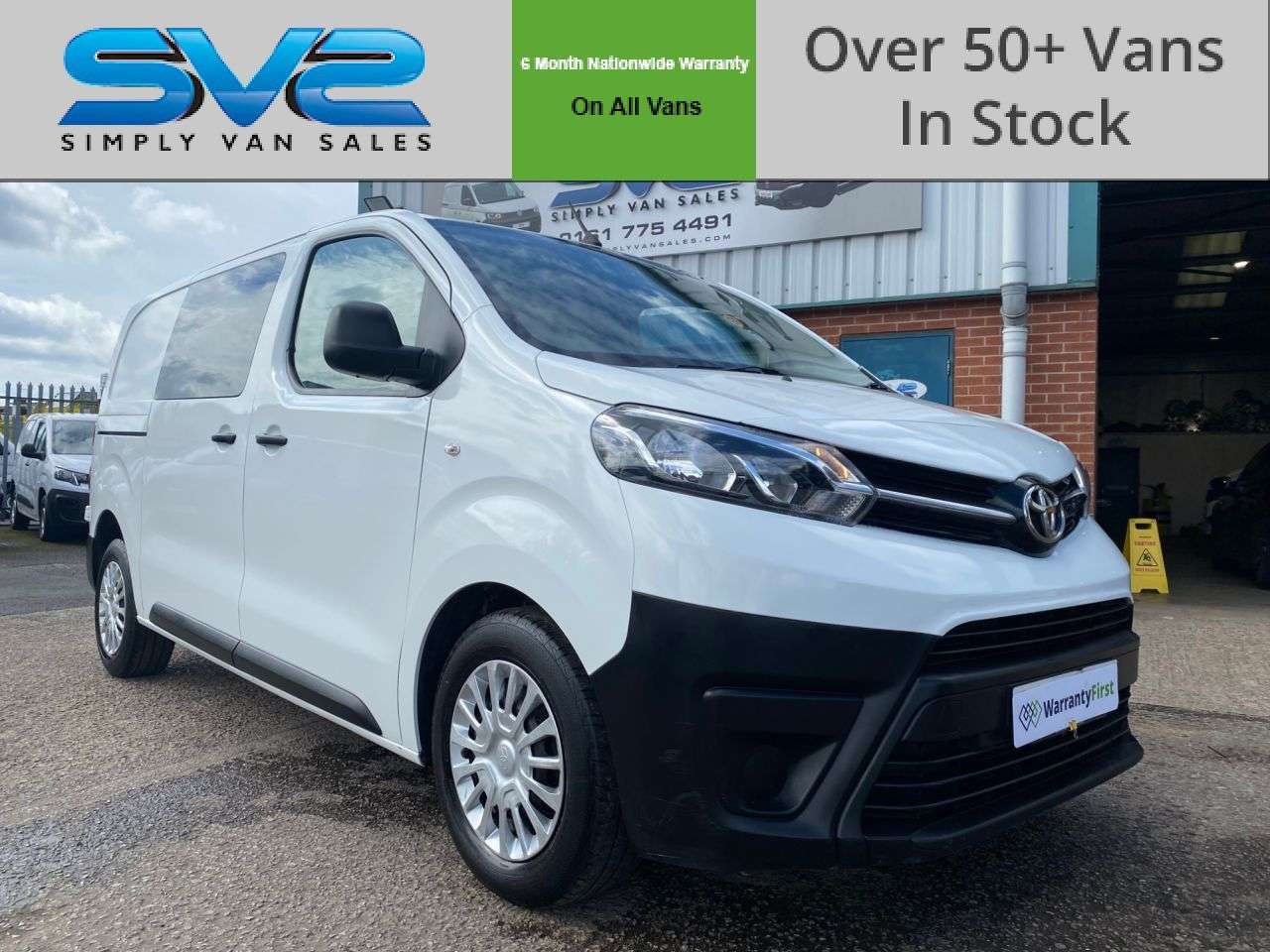 A 2020 TOYOTA PROACE 2.0d MWB CREW CAB COMBI 6 SEATER VAN EURO 6 120bhp WITH AIR CON A 2020 TOYOTA PROACE 2.0d MWB CREW CAB COMBI 6 SEATER VAN EURO 6 120bhp WITH AIR CON