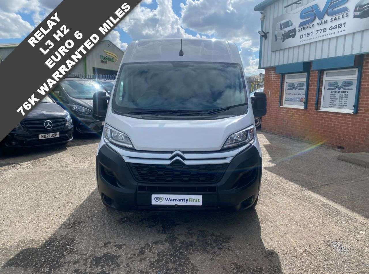 A 2023 CITROEN RELAY 2.2 BlueHDi 35 ENTERPRISE EDITION LWB L3 HIGH ROOF EURO 6 140bhp A 2023 CITROEN RELAY 2.2 BlueHDi 35 ENTERPRISE EDITION LWB L3 HIGH ROOF EURO 6 140bhp
