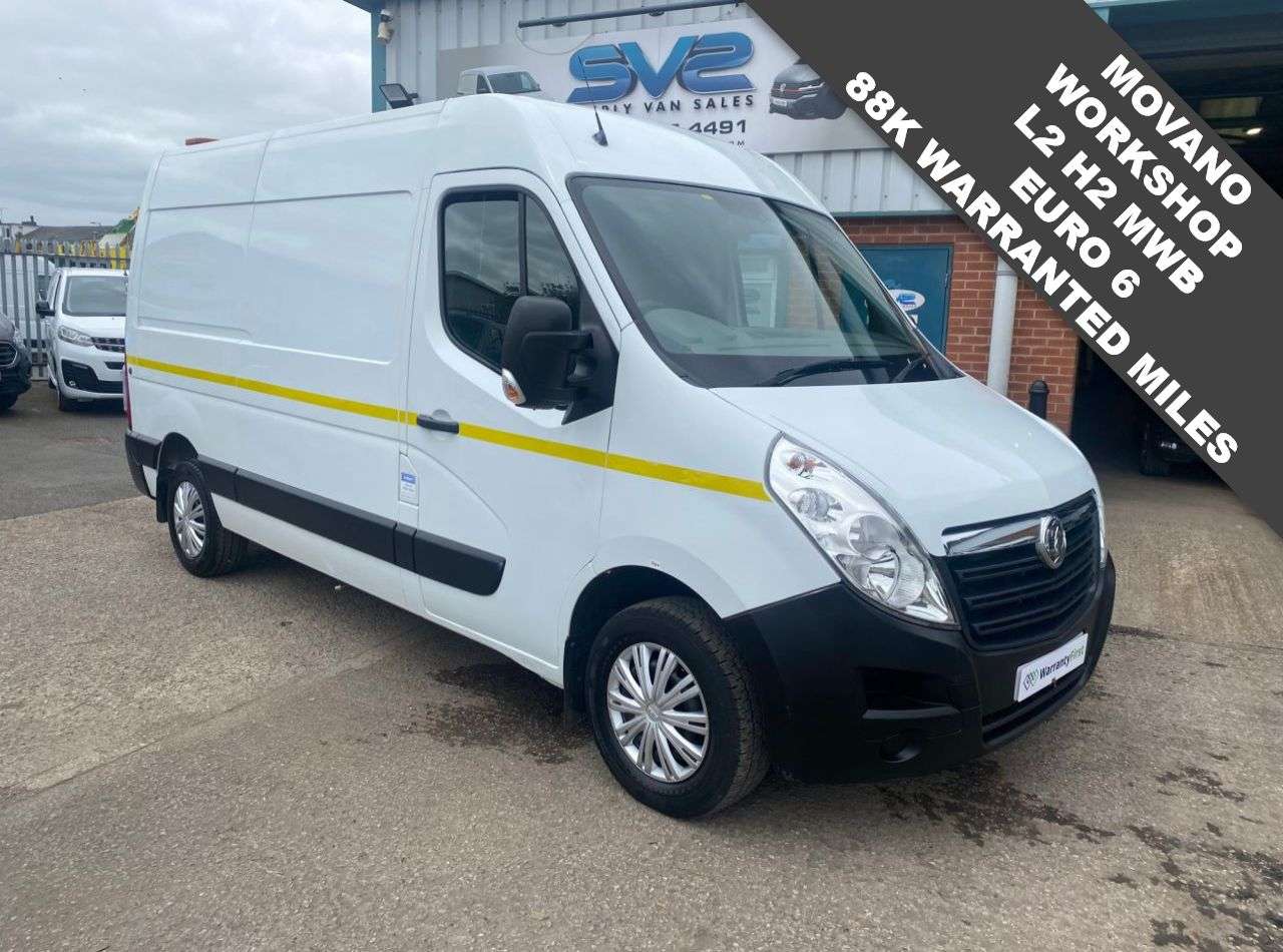 A 2018 VAUXHALL MOVANO FULLY FITTED WORKSHOP VAN 3500 MWB MED ROOF L2 H2 EURO 6 130bhp A 2018 VAUXHALL MOVANO FULLY FITTED WORKSHOP VAN 3500 MWB MED ROOF L2 H2 EURO 6 130bhp