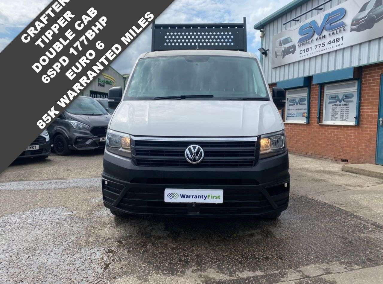 A 2021 VOLKSWAGEN CRAFTER DOUBLE / CREW CAB TIPPER RWD LWB EURO 6 BIGGER 177bhp A 2021 VOLKSWAGEN CRAFTER DOUBLE / CREW CAB TIPPER RWD LWB EURO 6 BIGGER 177bhp