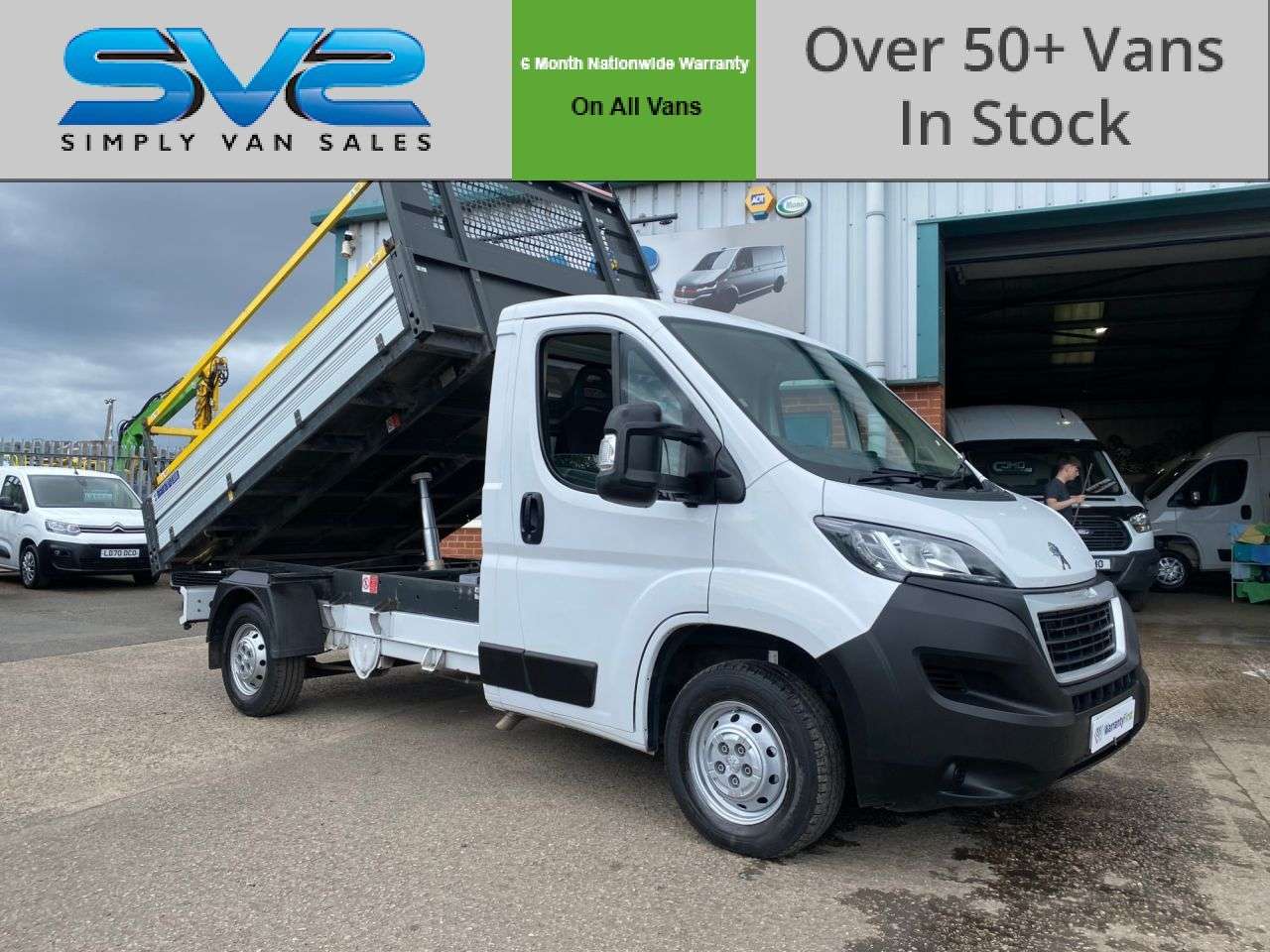 A 2022 PEUGEOT BOXER 2.2 BlueHDi 335 BUILT FOR BUSINESS ALLOY TIPPER L2 EURO 6 140bhp A 2022 PEUGEOT BOXER 2.2 BlueHDi 335 BUILT FOR BUSINESS ALLOY TIPPER L2 EURO 6 140bhp