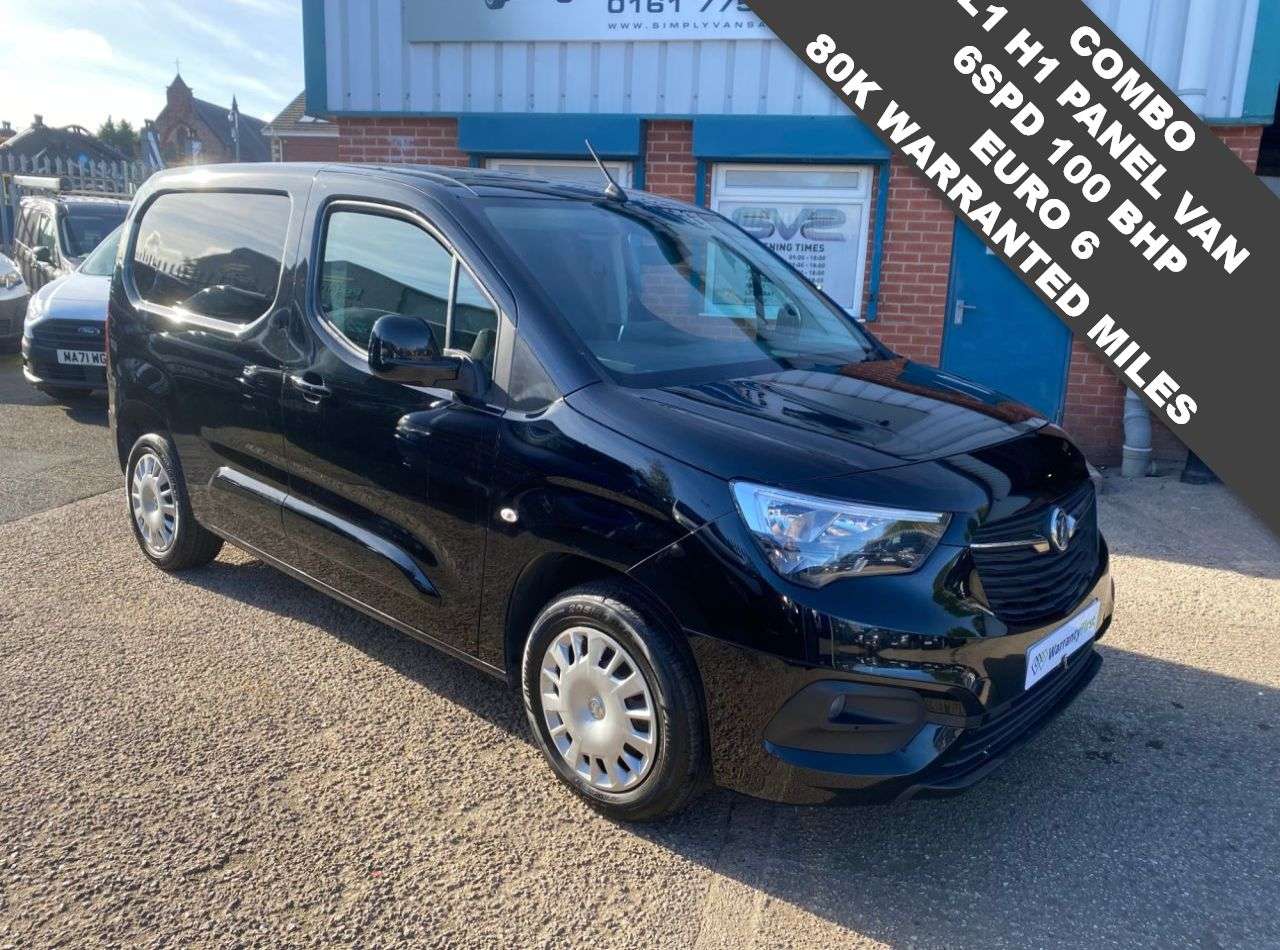 A 2023 VAUXHALL COMBO 1.5 TURBO D 2300 PRO L1 H1 EURO 6 100bhp 6 SPEED IN BLACK A 2023 VAUXHALL COMBO 1.5 TURBO D 2300 PRO L1 H1 EURO 6 100bhp 6 SPEED IN BLACK