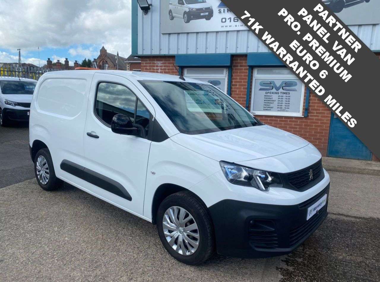 A 2022 PEUGEOT PARTNER 1.5 BlueHDi 1000 PROFESSIONAL PREMIUM VAN DIESEL 6 SPEED SWB EURO 6 100bhp A 2022 PEUGEOT PARTNER 1.5 BlueHDi 1000 PROFESSIONAL PREMIUM VAN DIESEL 6 SPEED SWB EURO 6 100bhp