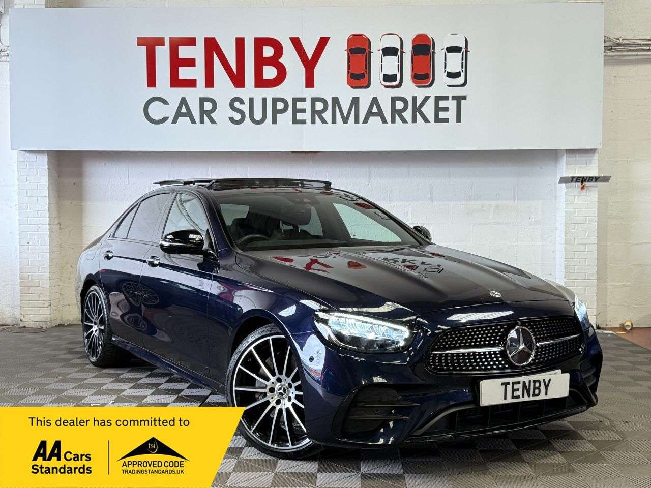 A 2022 MERCEDES-BENZ E-CLASS 2.0 E220dh MHEV AMG Line Night Edition (Premium Plus) Saloon 4dr Diesel Hyb A 2022 MERCEDES-BENZ E-CLASS 2.0 E220dh MHEV AMG Line Night Edition (Premium Plus) Saloon 4dr Diesel Hyb
