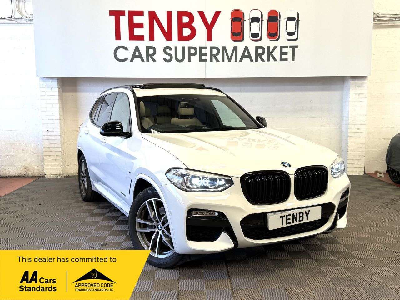 A 2018 BMW X3 2.0 20d M Sport SUV 5dr Diesel Auto xDrive Euro 6 (s/s) (190 ps) PANROOF+PR A 2018 BMW X3 2.0 20d M Sport SUV 5dr Diesel Auto xDrive Euro 6 (s/s) (190 ps) PANROOF+PR