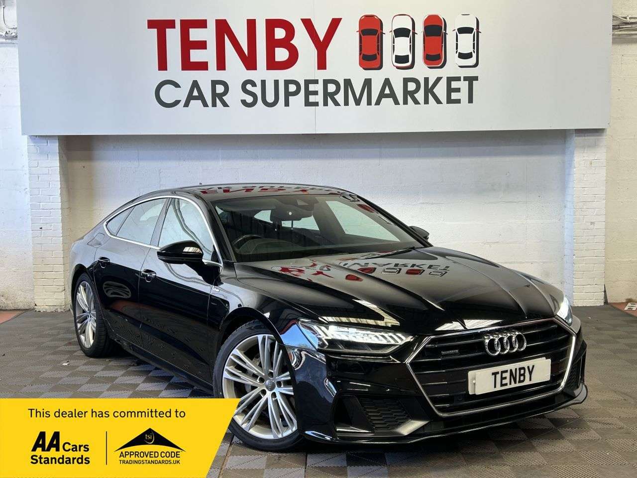 A 2019 AUDI A7 3.0 TDI V6 50 S line Sportback 5dr Diesel Tiptronic quattro Euro 6 (s/s) (2 A 2019 AUDI A7 3.0 TDI V6 50 S line Sportback 5dr Diesel Tiptronic quattro Euro 6 (s/s) (2