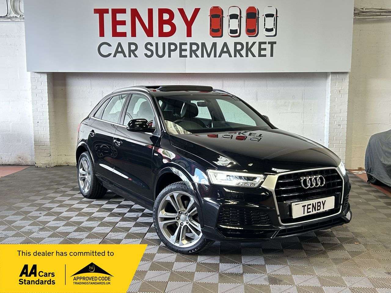 A 2017 AUDI Q3 1.4 TFSI CoD S line Edition SUV 5dr Petrol S Tronic Euro 6 (s/s) (150 ps) A 2017 AUDI Q3 1.4 TFSI CoD S line Edition SUV 5dr Petrol S Tronic Euro 6 (s/s) (150 ps)