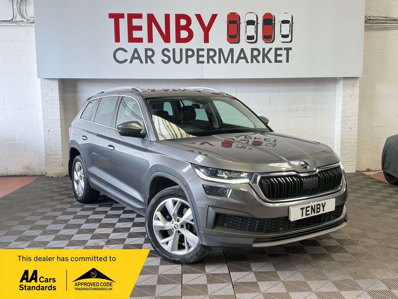 A 2022 SKODA KODIAQ 2.0 TDI SE L SUV 5dr Diesel DSG Euro 6 (s/s) (7 Seat) (150 ps) A 2022 SKODA KODIAQ 2.0 TDI SE L SUV 5dr Diesel DSG Euro 6 (s/s) (7 Seat) (150 ps)