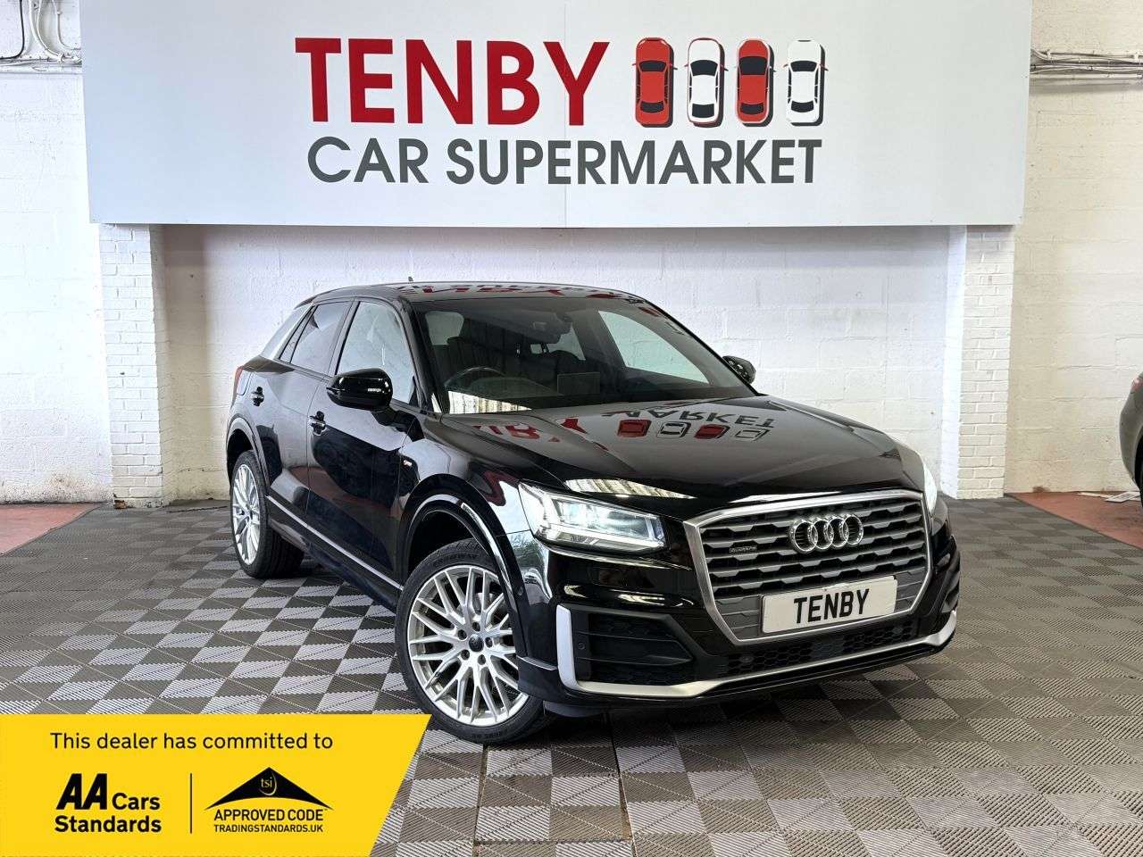 A 2017 AUDI Q2 2.0 TDI S line SUV 5dr Diesel S Tronic quattro Euro 6 (s/s) (150 ps) CARPLA A 2017 AUDI Q2 2.0 TDI S line SUV 5dr Diesel S Tronic quattro Euro 6 (s/s) (150 ps) CARPLA