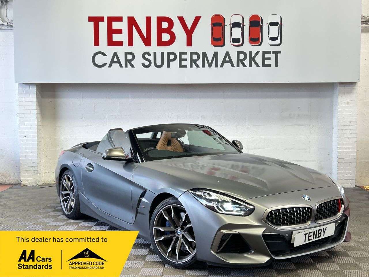 A 2019 BMW Z4 3.0 M40i Convertible 2dr Petrol Auto sDrive Euro 6 (s/s) (340 ps) CARPLAY+L A 2019 BMW Z4 3.0 M40i Convertible 2dr Petrol Auto sDrive Euro 6 (s/s) (340 ps) CARPLAY+L