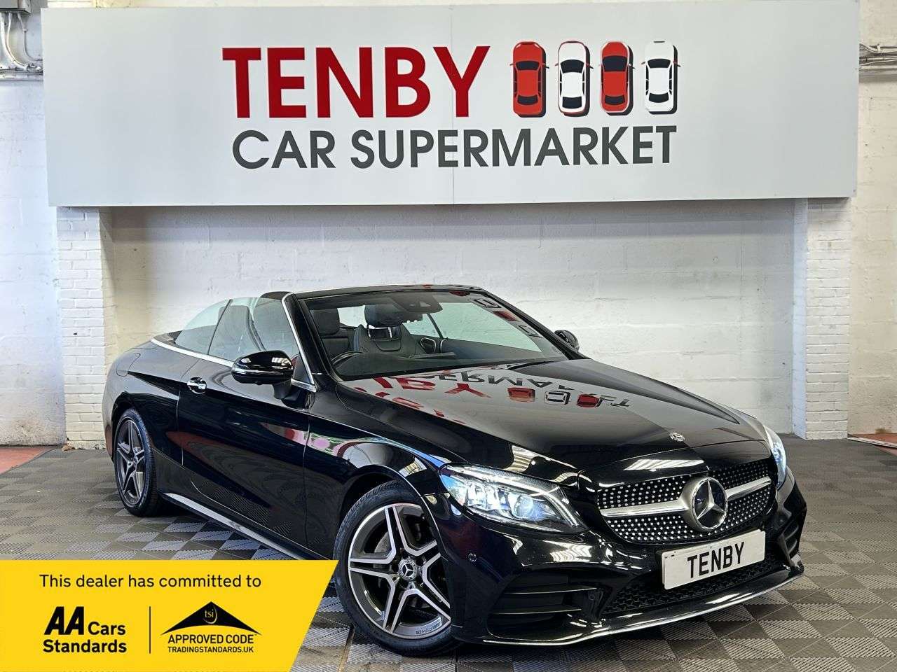 A 2018 MERCEDES-BENZ C CLASS 2.0 C220d AMG Line (Premium Plus) Cabriolet 2dr Diesel G-Tronic+ Euro 6 (s/ A 2018 MERCEDES-BENZ C CLASS 2.0 C220d AMG Line (Premium Plus) Cabriolet 2dr Diesel G-Tronic+ Euro 6 (s/