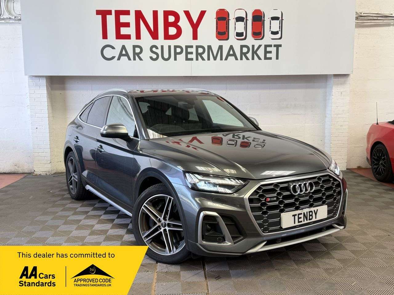 A 2022 AUDI SQ5 3.0 TDI V6 Sportback 5dr Diesel Tiptronic quattro Euro 6 (s/s) (341 ps) CAR A 2022 AUDI SQ5 3.0 TDI V6 Sportback 5dr Diesel Tiptronic quattro Euro 6 (s/s) (341 ps) CAR