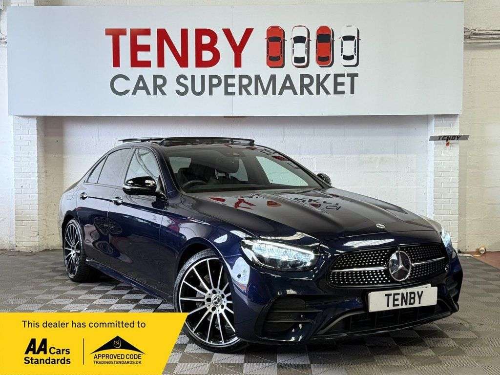 A 2022 MERCEDES-BENZ E CLASS 2.0 E220dh MHEV AMG Line Night Edition (Premium Plus) Saloon 4dr Diesel Hyb A 2022 MERCEDES-BENZ E CLASS 2.0 E220dh MHEV AMG Line Night Edition (Premium Plus) Saloon 4dr Diesel Hyb
