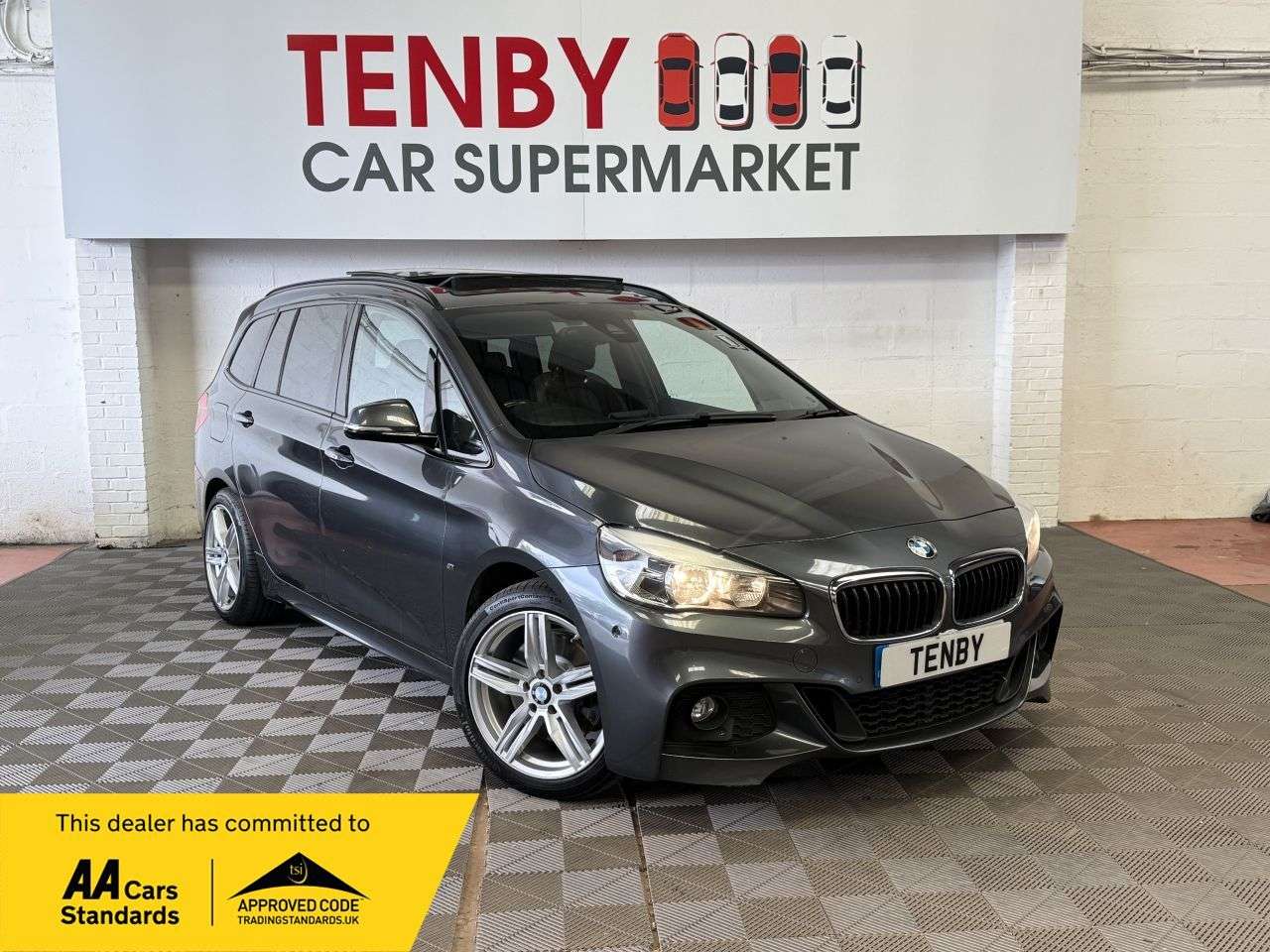 A 2016 BMW 2 SERIES GRAN TOURER 2.0 220d M Sport MPV 5dr Diesel Auto xDrive Euro 6 (s/s) (190 ps) FHTD SEAT A 2016 BMW 2 SERIES GRAN TOURER 2.0 220d M Sport MPV 5dr Diesel Auto xDrive Euro 6 (s/s) (190 ps) FHTD SEAT
