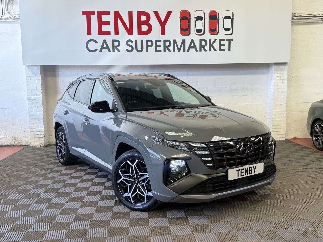 A 2023 HYUNDAI TUCSON 1.6 T-GDi 13.8kWh N Line SUV 5dr Petrol Plug-in Hybrid Auto 4WD Euro 6 (s/s A 2023 HYUNDAI TUCSON 1.6 T-GDi 13.8kWh N Line SUV 5dr Petrol Plug-in Hybrid Auto 4WD Euro 6 (s/s