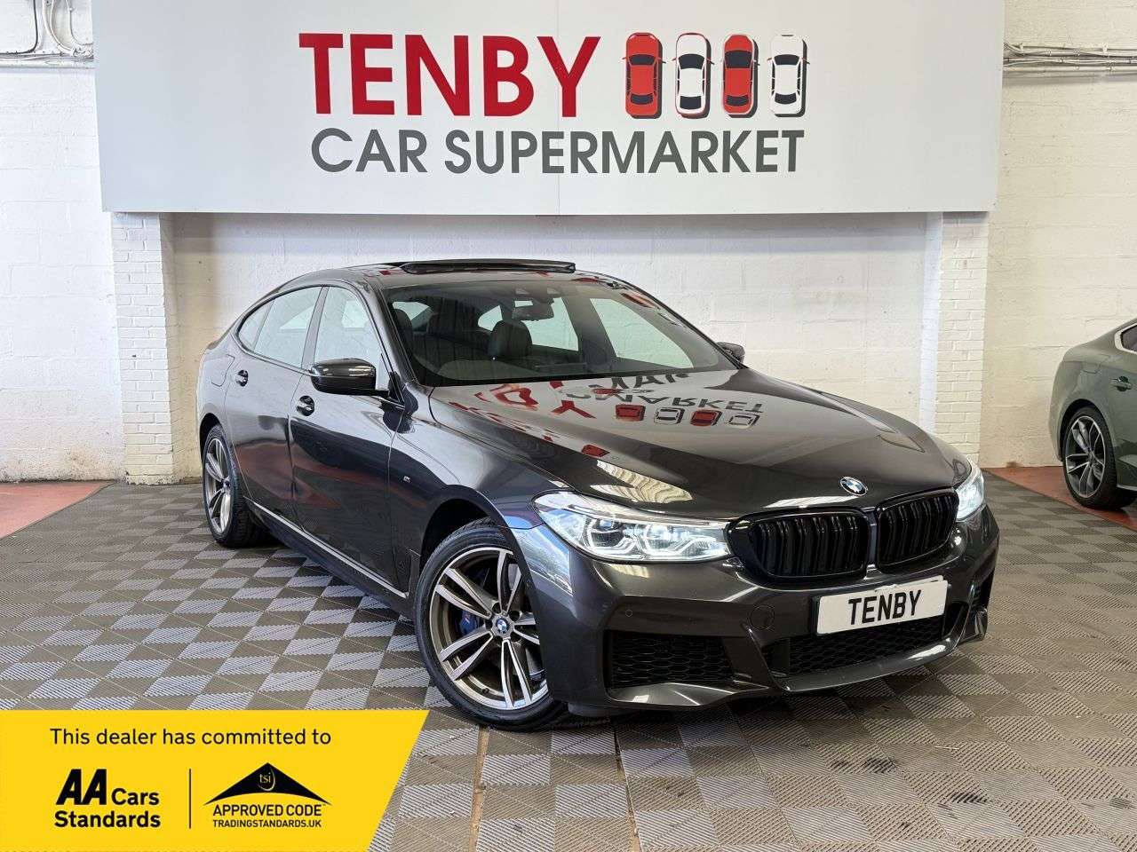 A 2018 BMW 6 SERIES GRAN TURISMO 2.0 630i GPF M Sport GT 5dr Petrol Auto Euro 6 (s/s) (258 ps) DAB+FHTD SEAT A 2018 BMW 6 SERIES GRAN TURISMO 2.0 630i GPF M Sport GT 5dr Petrol Auto Euro 6 (s/s) (258 ps) DAB+FHTD SEAT