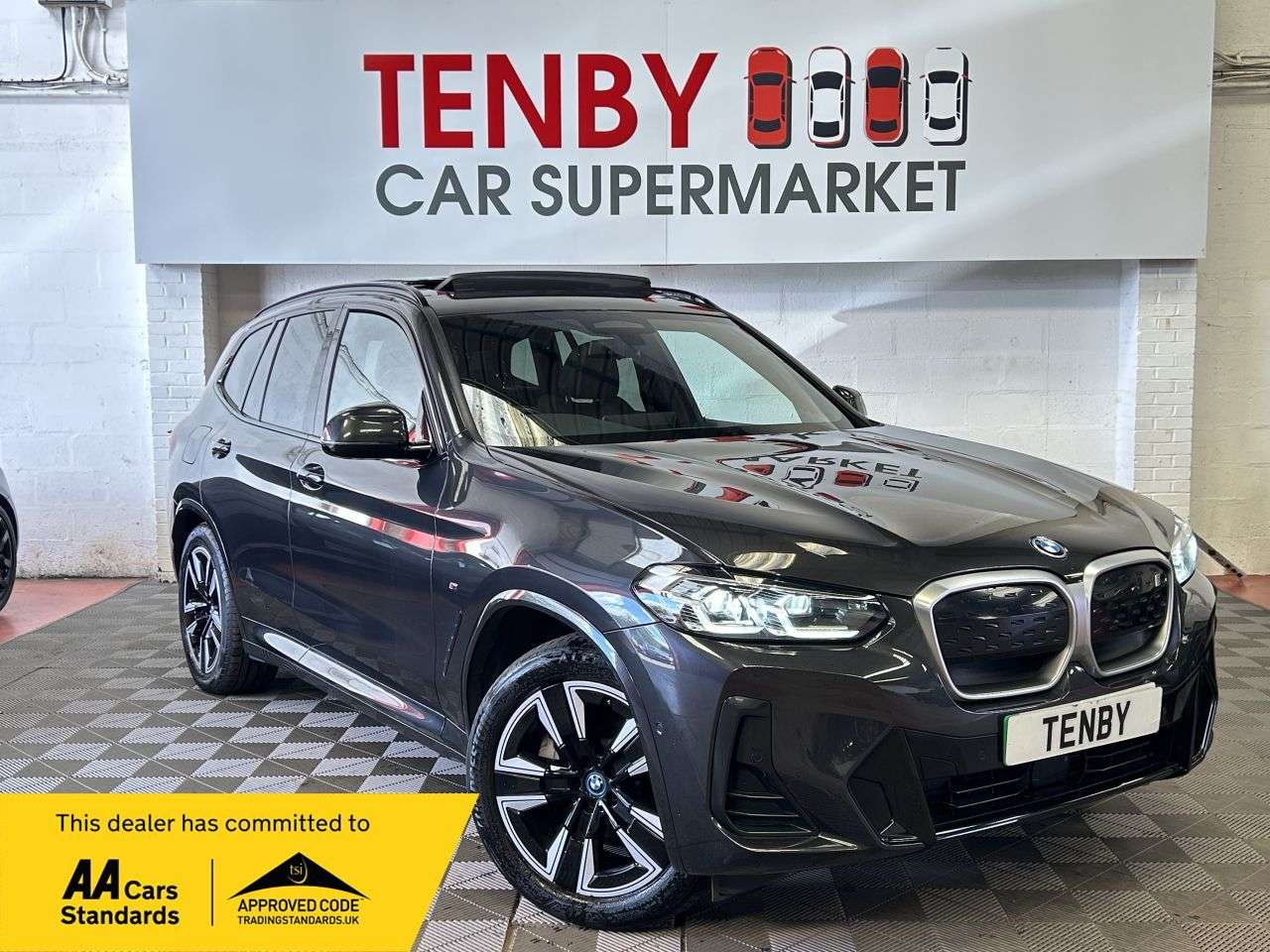 A 2022 BMW IX3 80kWh M Sport SUV 5dr Electric Auto (286 ps) CARPLAY+REV CAM+WLESS PHONE CH A 2022 BMW IX3 80kWh M Sport SUV 5dr Electric Auto (286 ps) CARPLAY+REV CAM+WLESS PHONE CH