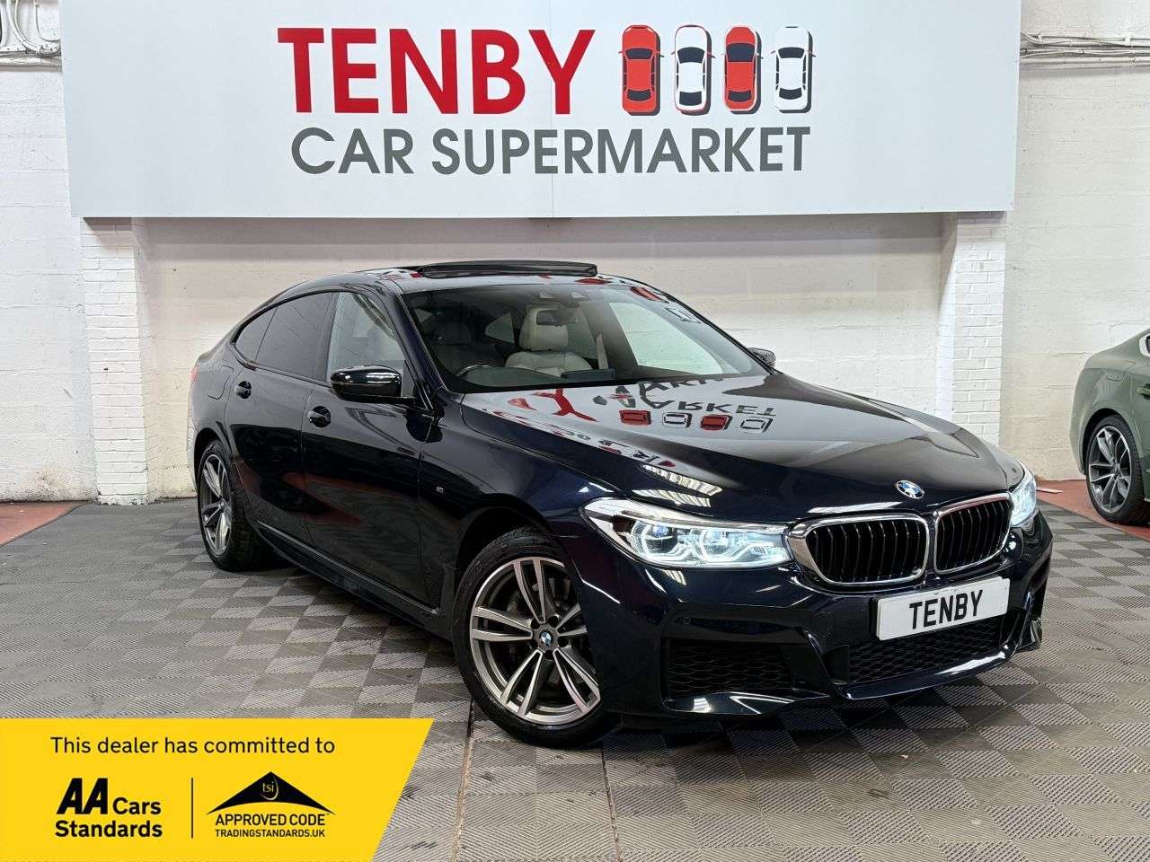 A 2020 BMW 6 SERIES GRAN TURISMO 2.0 620d M Sport GT 5dr Diesel Auto Euro 6 (s/s) (190 ps) FHTD SEATS+SAT NA A 2020 BMW 6 SERIES GRAN TURISMO 2.0 620d M Sport GT 5dr Diesel Auto Euro 6 (s/s) (190 ps) FHTD SEATS+SAT NA