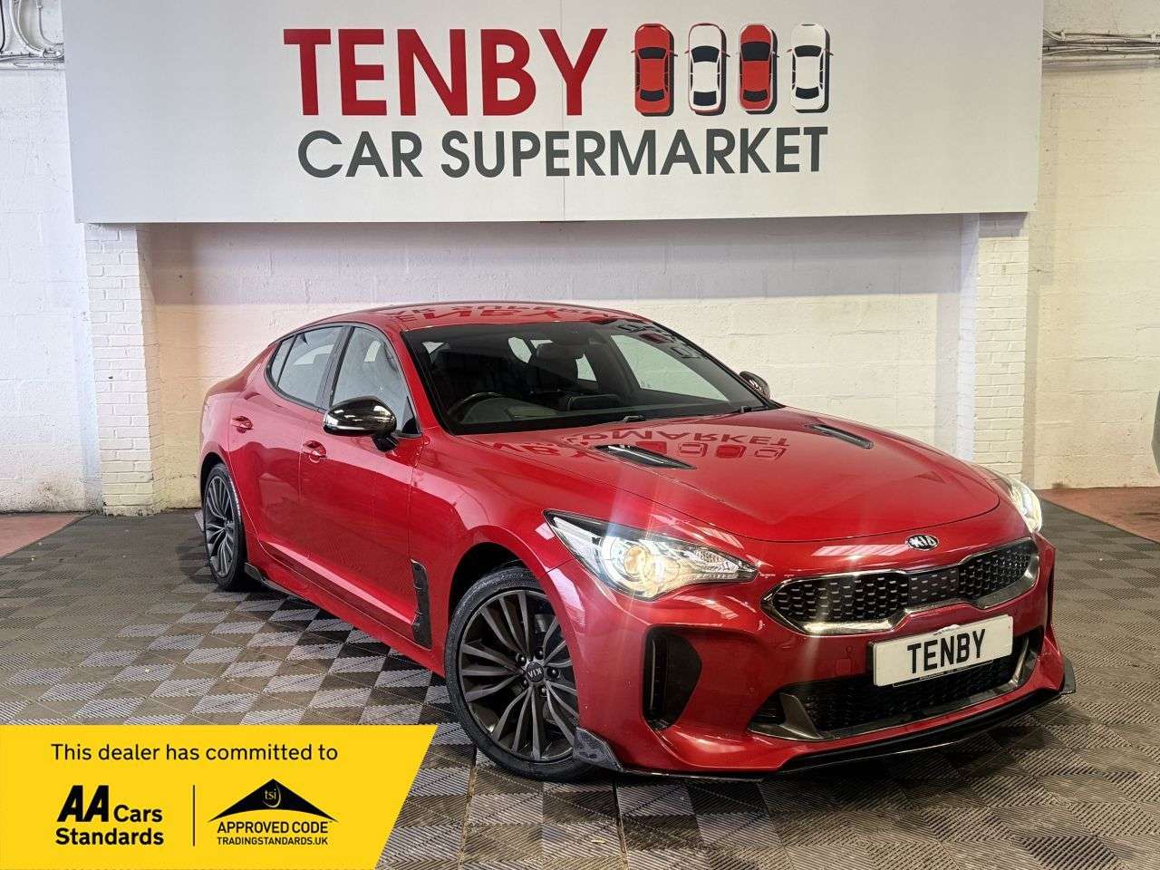 A 2018 KIA STINGER 2.2 CRDi GT-Line Gran Turismo 5dr Diesel Auto Euro 6 (s/s) (197 bhp) A 2018 KIA STINGER 2.2 CRDi GT-Line Gran Turismo 5dr Diesel Auto Euro 6 (s/s) (197 bhp)
