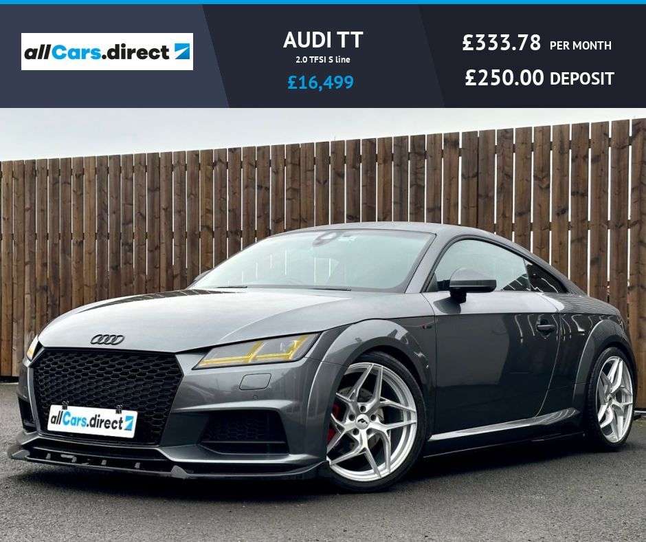 A 2017 AUDI TT 2.0 TFSI S line ONE OF A KIND! A 2017 AUDI TT 2.0 TFSI S line ONE OF A KIND!