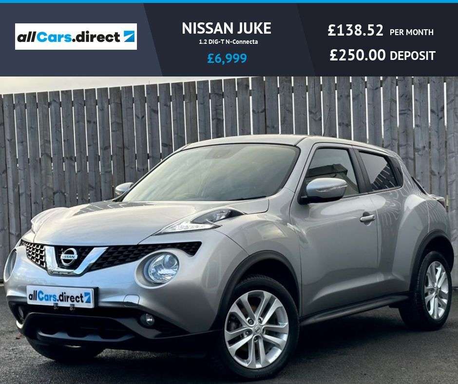 A 2017 NISSAN JUKE 1.2 DIG-T N-Connecta FSH! A 2017 NISSAN JUKE 1.2 DIG-T N-Connecta FSH!