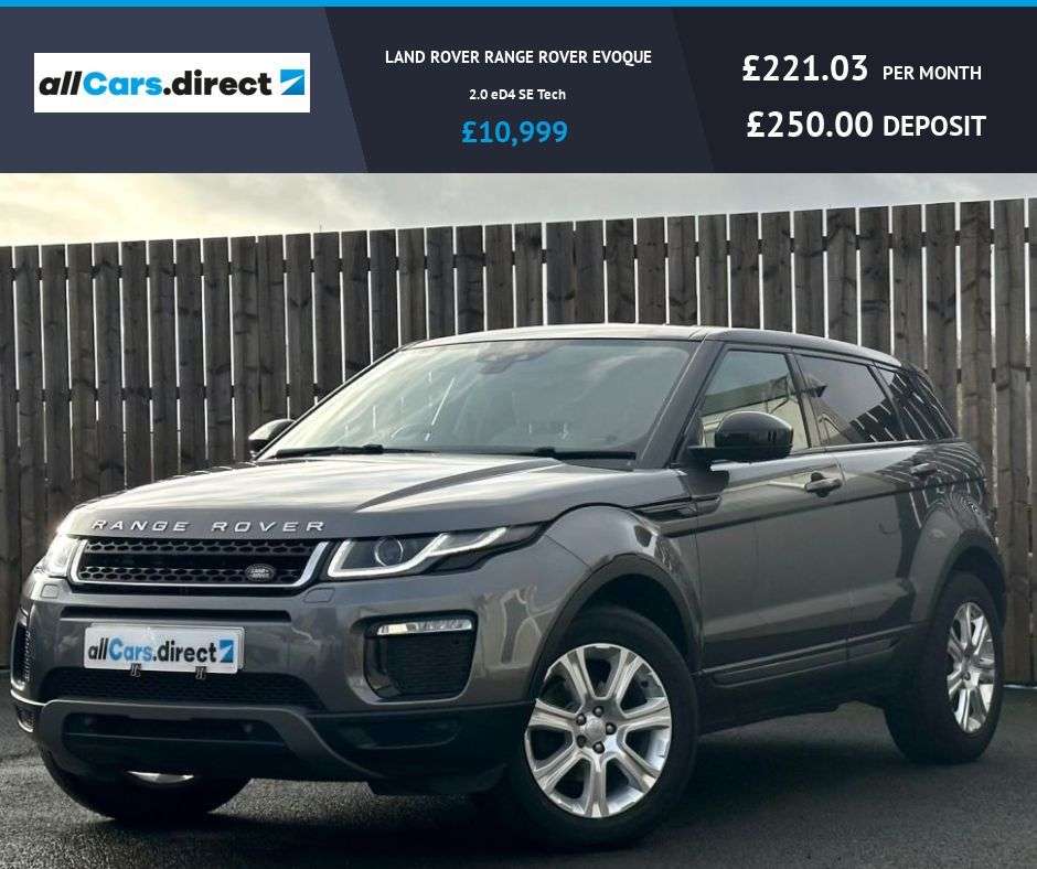 A 2017 LAND ROVER RANGE ROVER EVOQUE 2.0 eD4 SE Tech FSH! GREAT CONDITION! LOW MILES! A 2017 LAND ROVER RANGE ROVER EVOQUE 2.0 eD4 SE Tech FSH! GREAT CONDITION! LOW MILES!