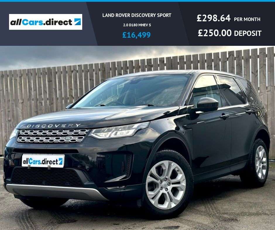 A 2020 LAND ROVER DISCOVERY SPORT 2.0 D180 MHEV S FMDSH! A 2020 LAND ROVER DISCOVERY SPORT 2.0 D180 MHEV S FMDSH!