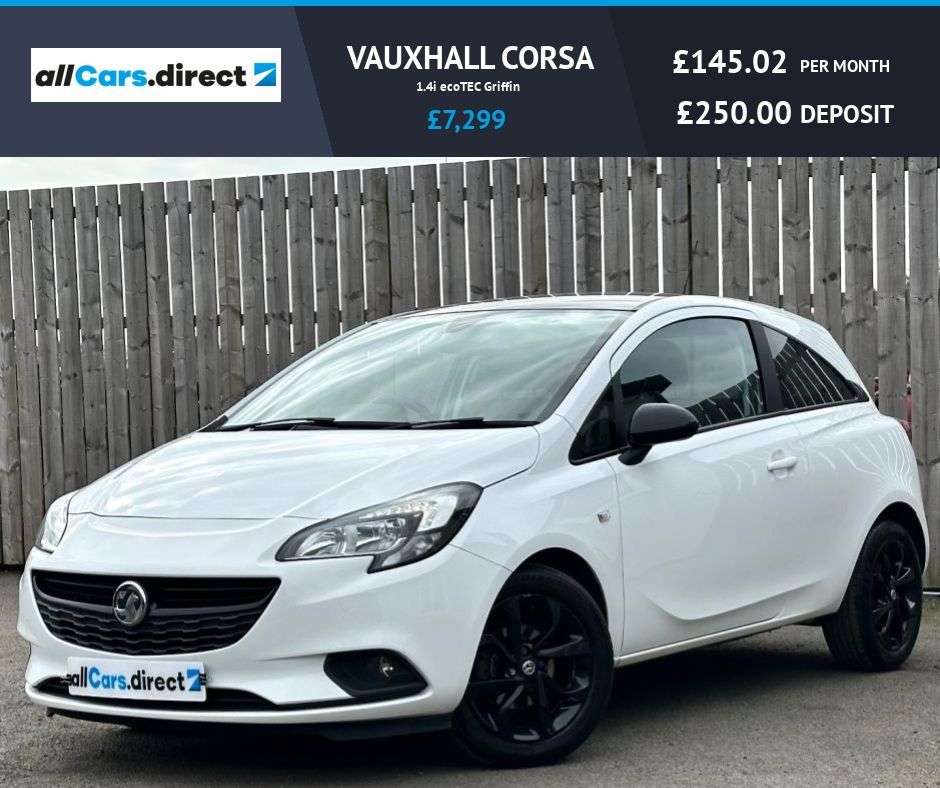 A 2019 VAUXHALL CORSA 1.4i ecoTEC Griffin 1 OWNER! FSH! A 2019 VAUXHALL CORSA 1.4i ecoTEC Griffin 1 OWNER! FSH!