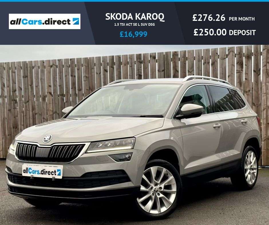A 2021 SKODA KAROQ 1.5 TSI ACT SE L SUV DSG FSH! HTD SEATS! A 2021 SKODA KAROQ 1.5 TSI ACT SE L SUV DSG FSH! HTD SEATS!