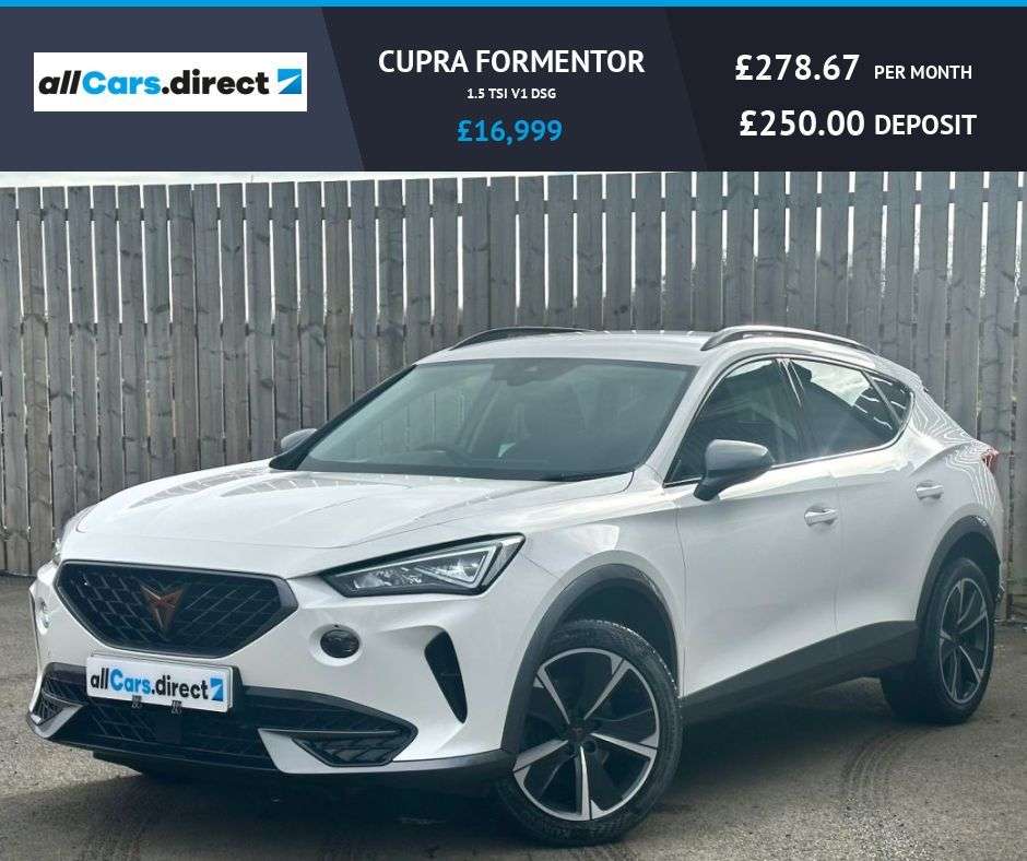 A 2022 CUPRA FORMENTOR 1.5 TSI V1 DSG HTD STEERING WHEEL! A 2022 CUPRA FORMENTOR 1.5 TSI V1 DSG HTD STEERING WHEEL!