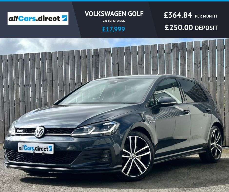 A 2019 VOLKSWAGEN GOLF 2.0 TDI GTD DSG GREAT SPEC! A 2019 VOLKSWAGEN GOLF 2.0 TDI GTD DSG GREAT SPEC!