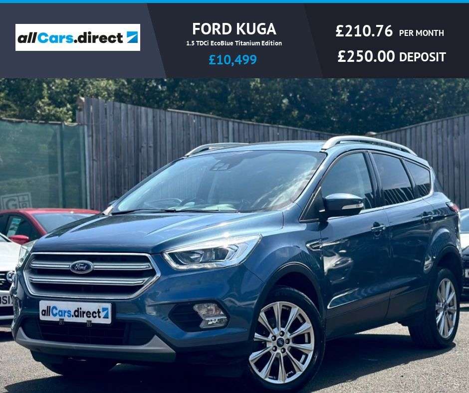 A 2019 FORD KUGA 1.5 TDCi EcoBlue Titanium Edition FSH! A 2019 FORD KUGA 1.5 TDCi EcoBlue Titanium Edition FSH!
