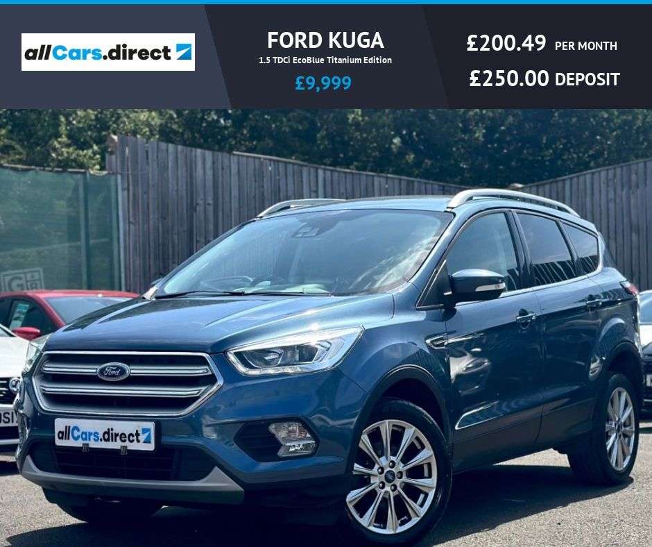 A 2019 FORD KUGA 1.5 TDCi EcoBlue Titanium Edition FSH! A 2019 FORD KUGA 1.5 TDCi EcoBlue Titanium Edition FSH!