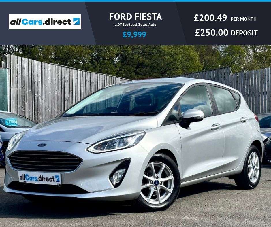 A 2018 FORD FIESTA 1.0T EcoBoost Zetec Auto FSH! A 2018 FORD FIESTA 1.0T EcoBoost Zetec Auto FSH!