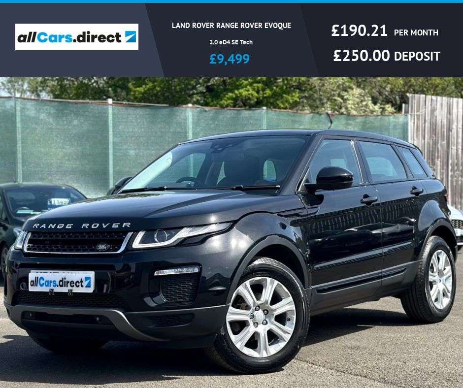 A 2017 LAND ROVER RANGE ROVER EVOQUE 2.0 eD4 SE Tech A 2017 LAND ROVER RANGE ROVER EVOQUE 2.0 eD4 SE Tech