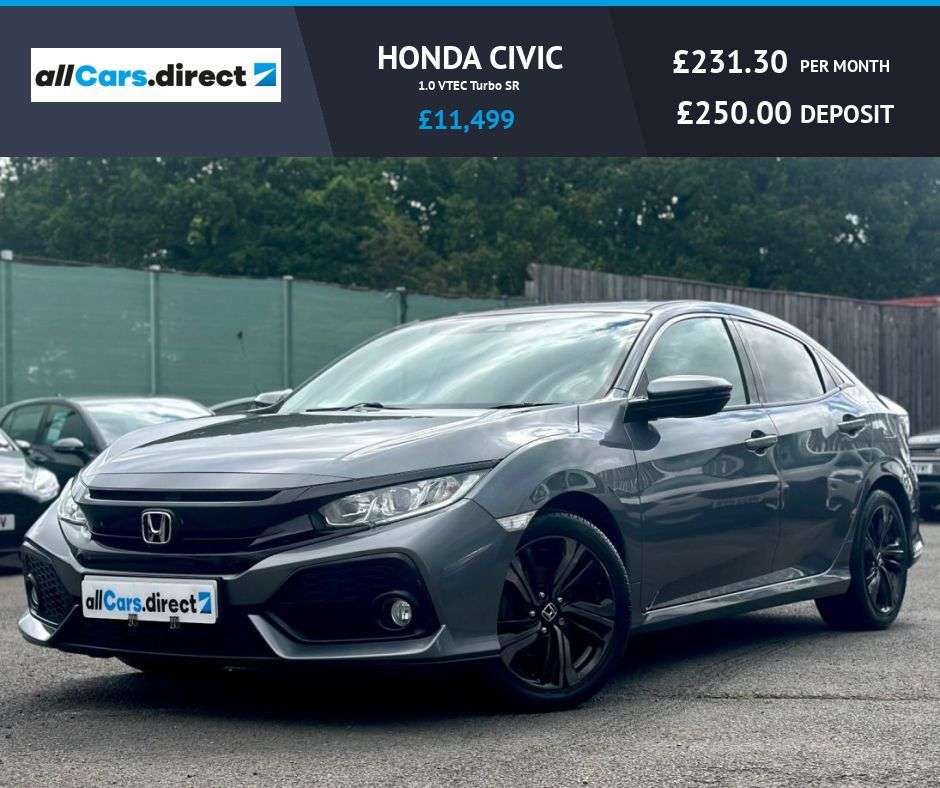 A 2018 HONDA CIVIC 1.0 VTEC Turbo SR ONE OWNER FROM NEW! A 2018 HONDA CIVIC 1.0 VTEC Turbo SR ONE OWNER FROM NEW!