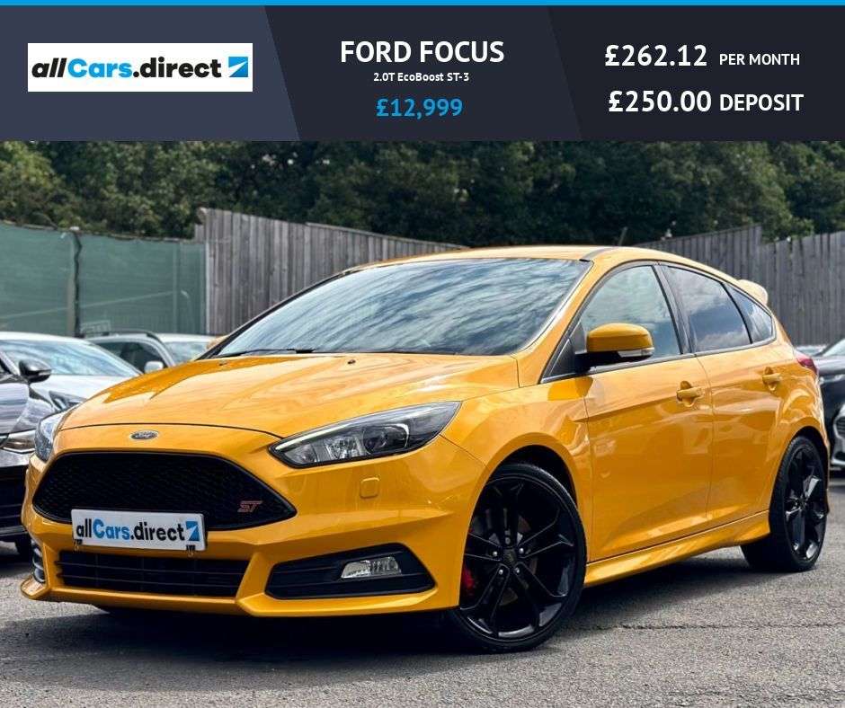 A 2018 FORD FOCUS 2.0T EcoBoost ST-3 FSH! CAR PLAY A 2018 FORD FOCUS 2.0T EcoBoost ST-3 FSH! CAR PLAY