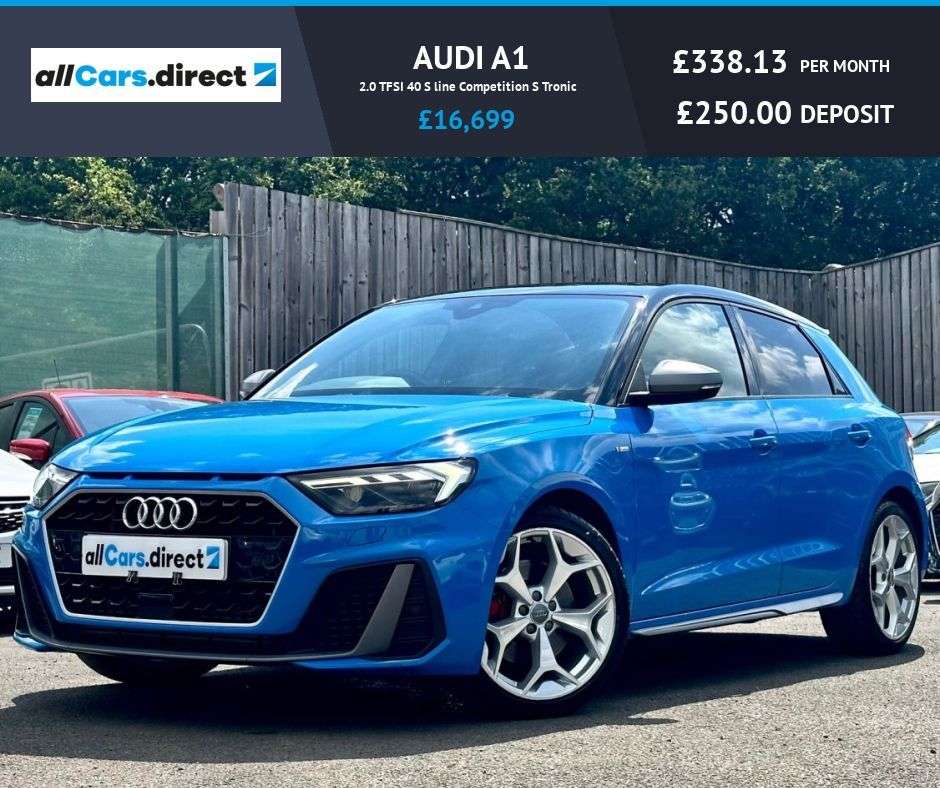 A 2019 AUDI A1 2.0 TFSI 40 S line Competition S Tronic FSH! A 2019 AUDI A1 2.0 TFSI 40 S line Competition S Tronic FSH!