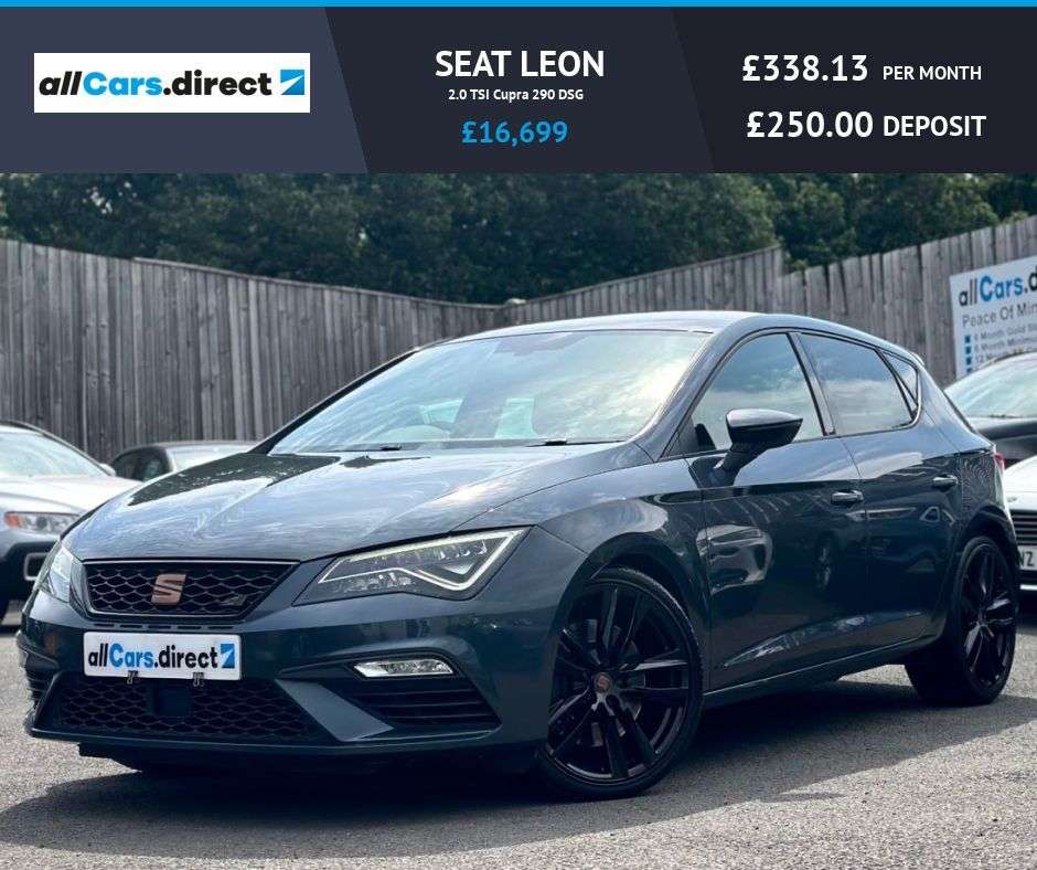 A 2019 SEAT LEON 2.0 TSI Cupra 290 DSG GREAT SPEC! STUNNING LOOKS! A 2019 SEAT LEON 2.0 TSI Cupra 290 DSG GREAT SPEC! STUNNING LOOKS!