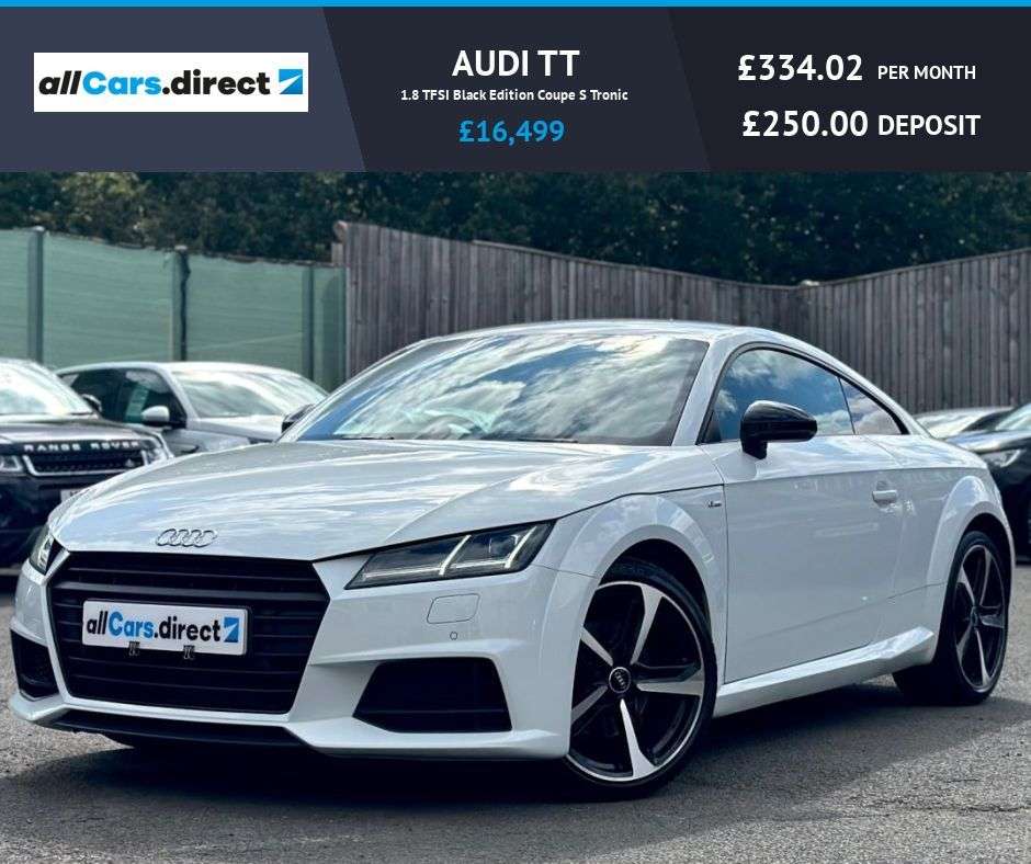 A 2018 AUDI TT 1.8 TFSI Black Edition Coupe S Tronic FSH! A 2018 AUDI TT 1.8 TFSI Black Edition Coupe S Tronic FSH!