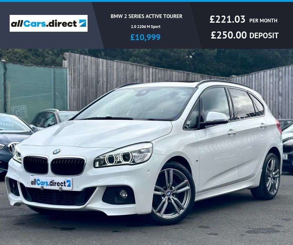 A 2017 BMW 2 SERIES ACTIVE TOURER 2.0 220d M Sport OVER £6100 EXTRAS! FULL BMW HIST! A 2017 BMW 2 SERIES ACTIVE TOURER 2.0 220d M Sport OVER £6100 EXTRAS! FULL BMW HIST!