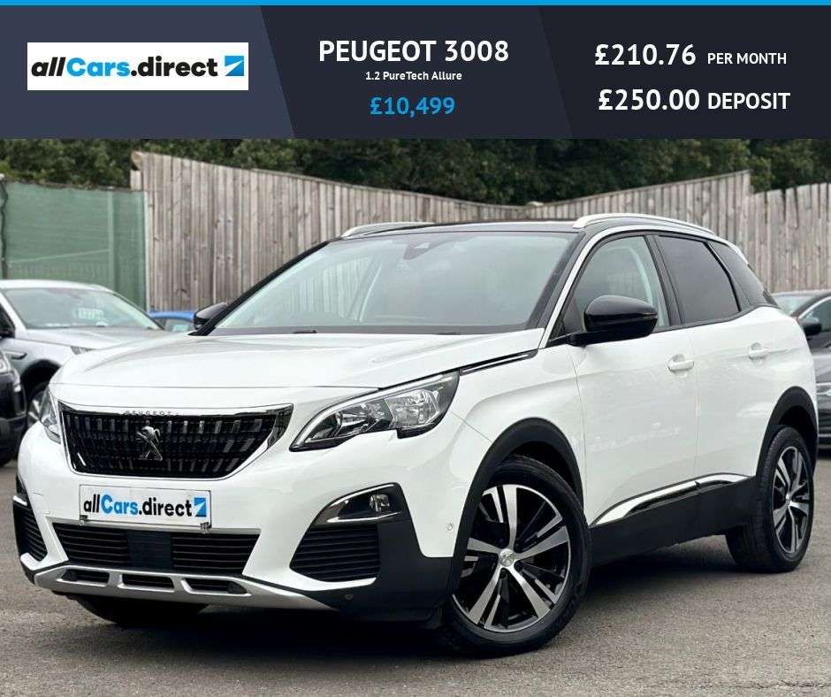 A 2017 PEUGEOT 3008 1.2 PureTech Allure FSH! CAR PLAY! A 2017 PEUGEOT 3008 1.2 PureTech Allure FSH! CAR PLAY!