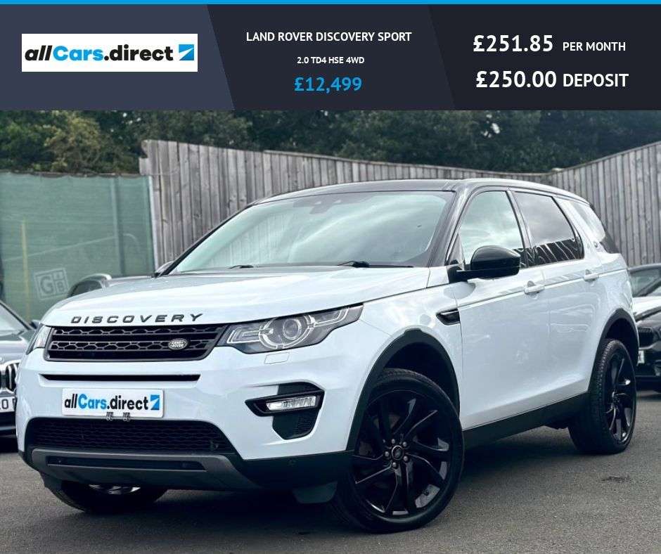 A 2018 LAND ROVER DISCOVERY SPORT 2.0 TD4 HSE 4WD A 2018 LAND ROVER DISCOVERY SPORT 2.0 TD4 HSE 4WD