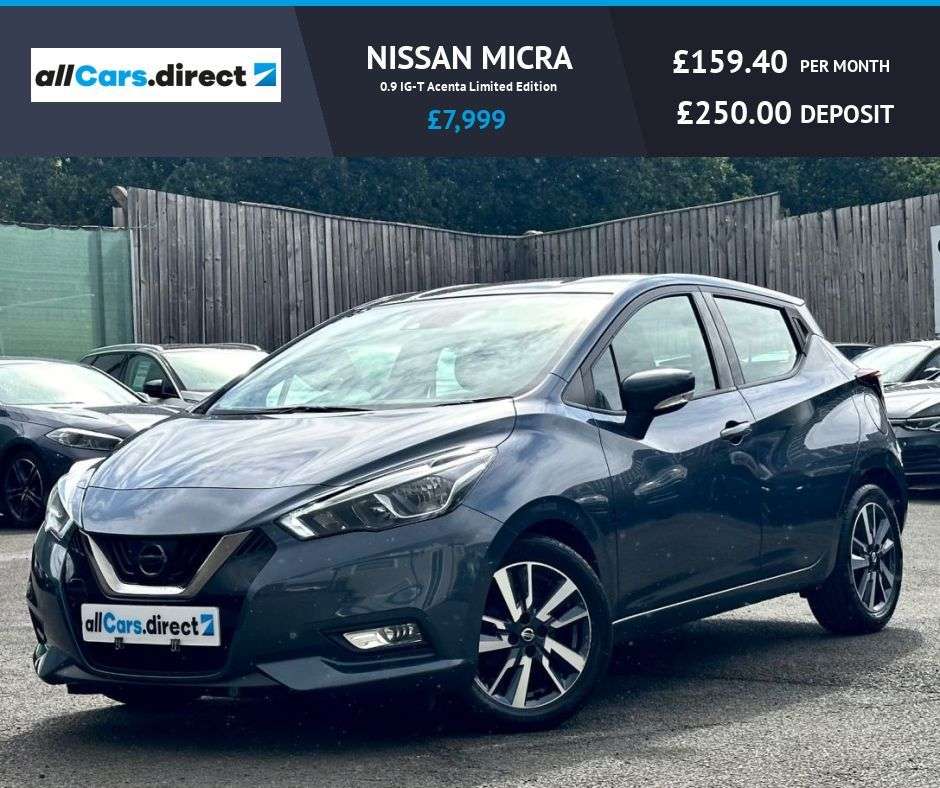 A 2019 NISSAN MICRA 0.9 IG-T Acenta Limited Edition FSH! GREAT VALUE! A 2019 NISSAN MICRA 0.9 IG-T Acenta Limited Edition FSH! GREAT VALUE!